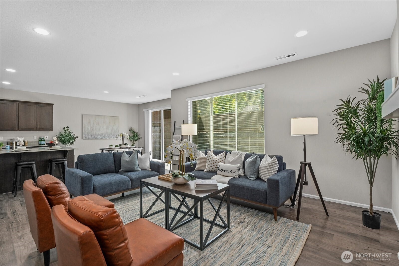 9901 13th Street Southeast Lake Stevens, WA 98258 - Photo 7 of 39 a living room with furniture and a large window