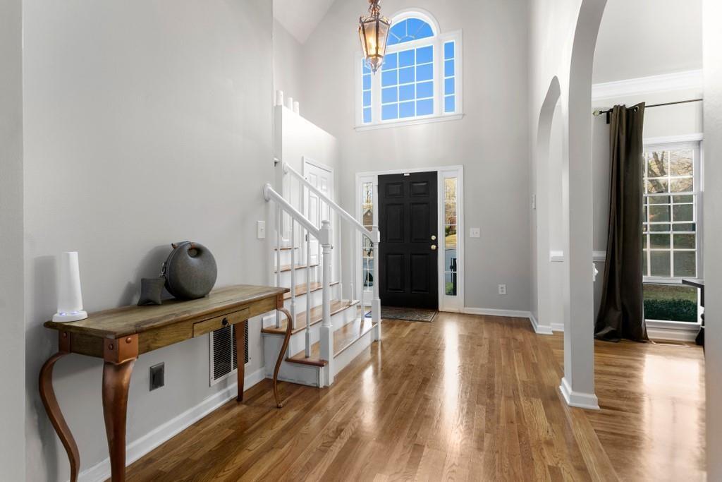 541 Battleview Drive Smyrna, GA 30082 - Photo 4 of 25 a view of entryway and hall with wooden floor