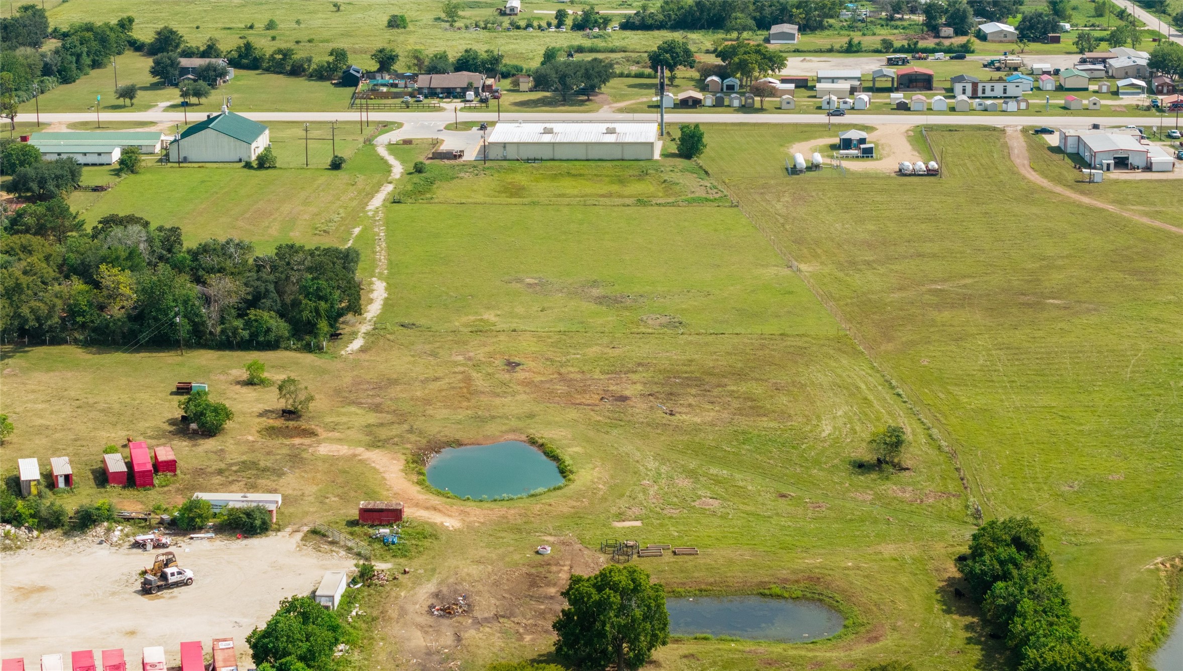 2 Fm 1488 Road Waller, TX 77484 - Photo 6 of 28 drone view from the rear of the property