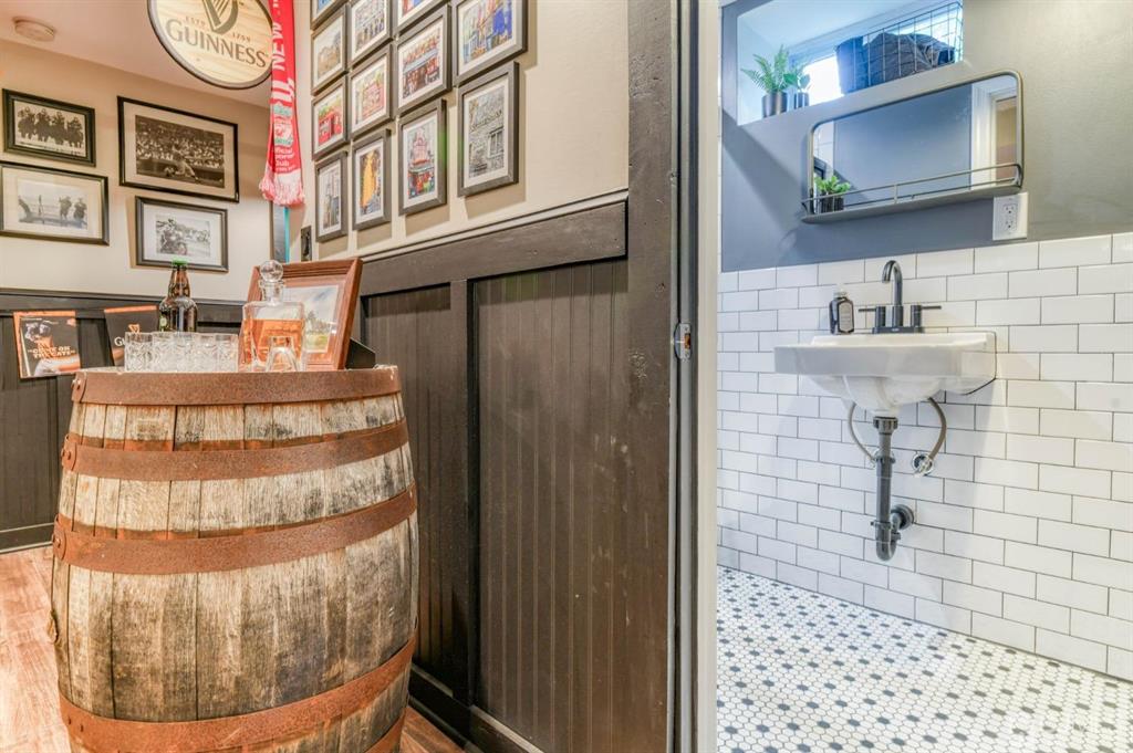 87 Chestnut Street Milltown, NJ 08850 - Photo 35 of 51 a view of a bathroom with a sink and a mirror