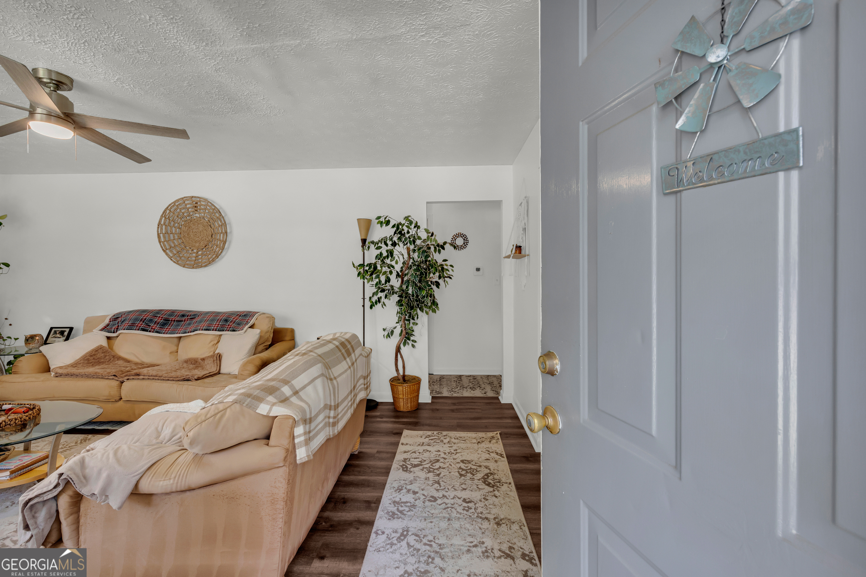 342 Brown Bridge Road Auburn, GA 30011 - Photo 62 of 74 a living room with furniture and a potted plant