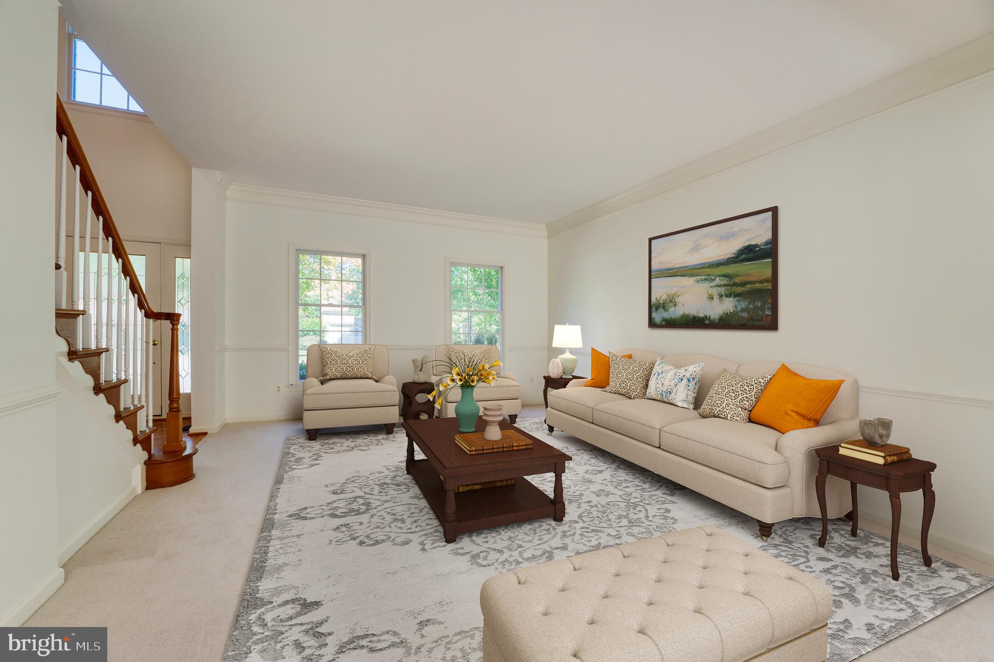 10875 Hunter Gate Way Reston, VA 20194 - Photo 26 of 89 Virtually Staged - Living Room