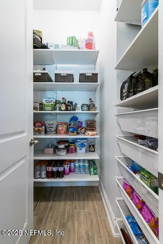 a view of a kitchen and dining room
