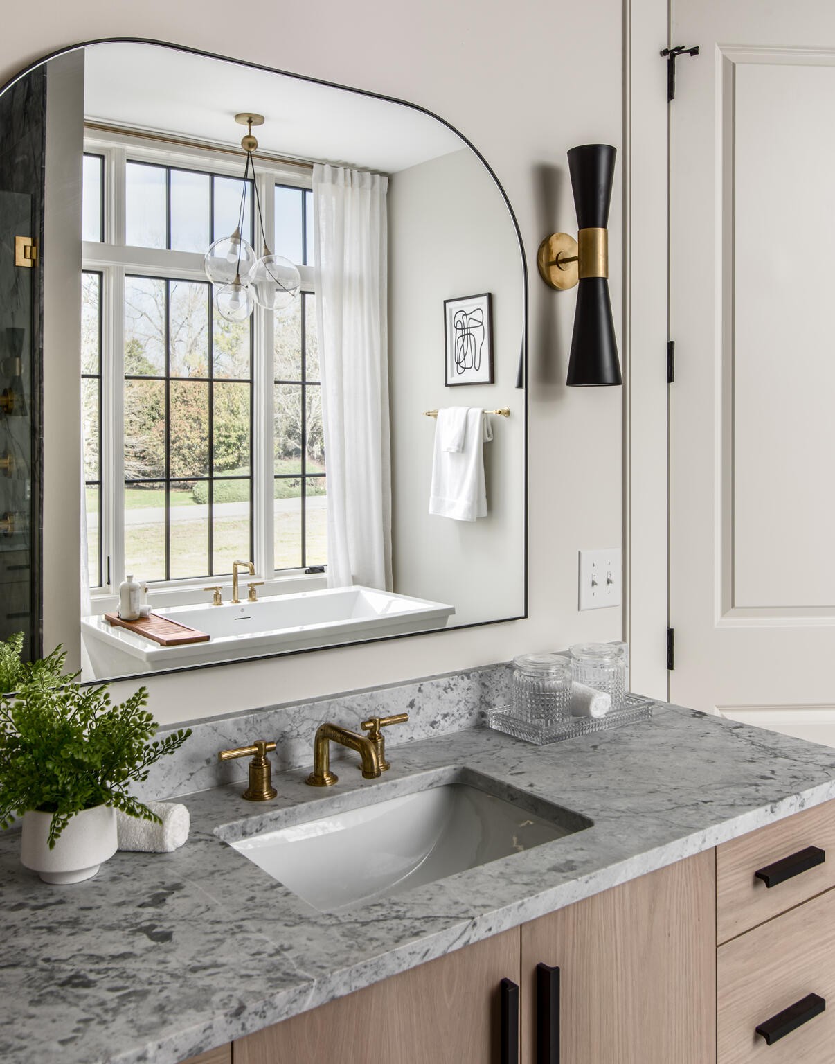 201 Olive Branch Road Nashville, TN 37205 - Photo 45 of 67 a kitchen with a granite countertop sink and natural light