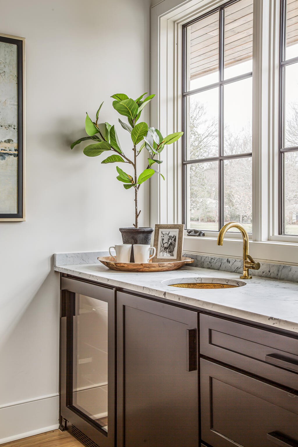 201 Olive Branch Road Nashville, TN 37205 - Photo 48 of 67 a close view of sink and a granite counter top a window