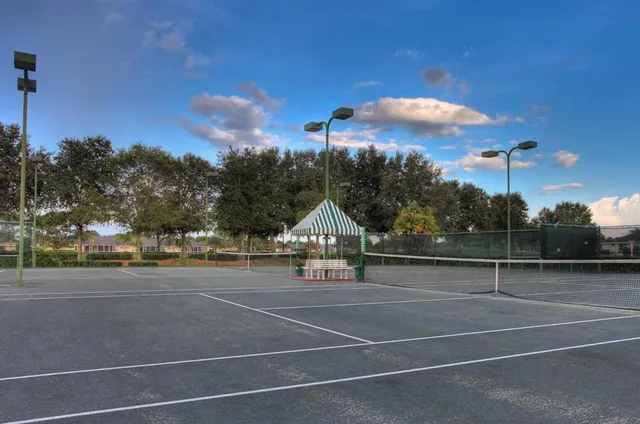 a view of a tennis court