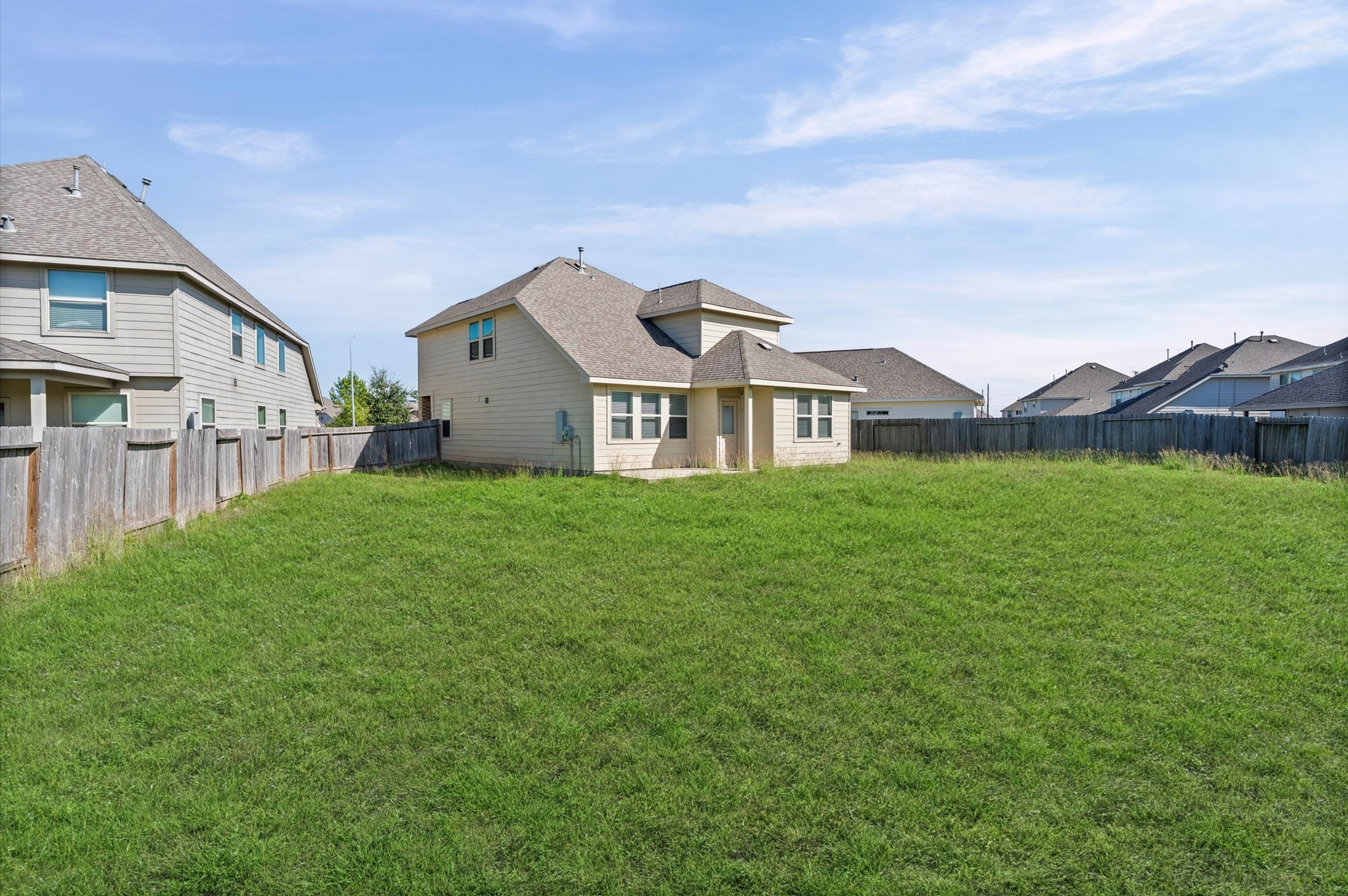 15207 Lake Erie Drive Humble, TX 77396 - Photo 30 of 37 a front view of a house with a yard