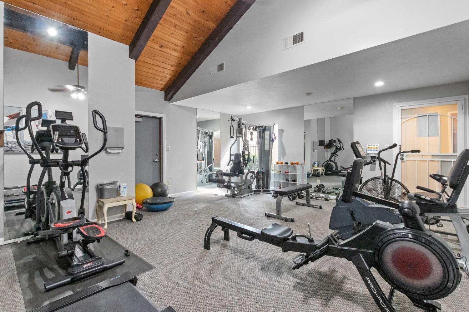 3700 Tully Road, Unit 57 Modesto, CA 95356 - Photo 31 of 34 a view of a room with gym equipment
