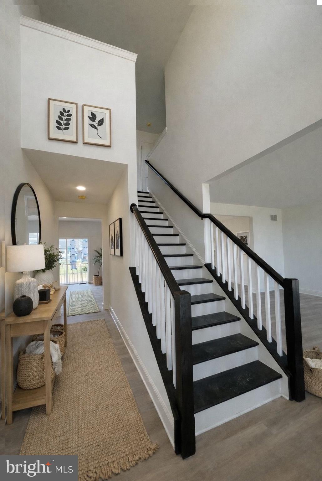 a view of entryway and hall