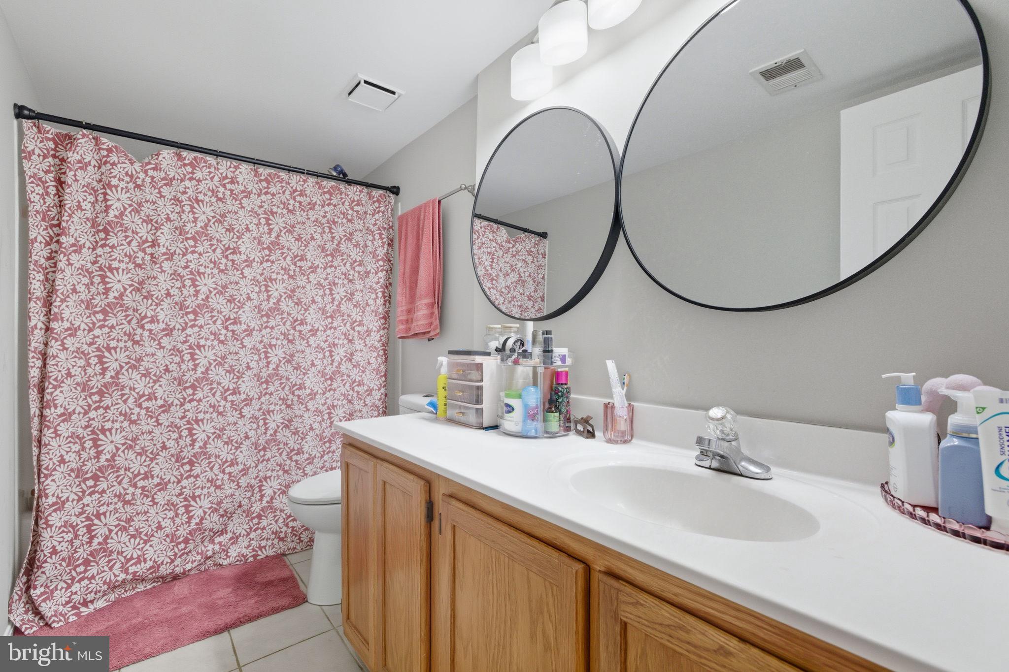 47587 Comer Square Sterling, VA 20165 - Photo 59 of 77 a bathroom with a sink a mirror and a shower