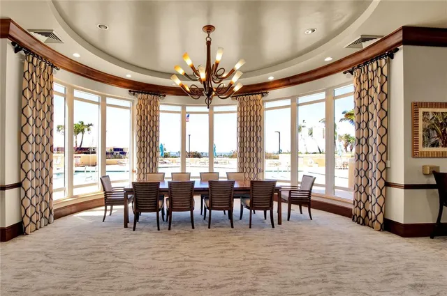 a view of a terrace with furniture