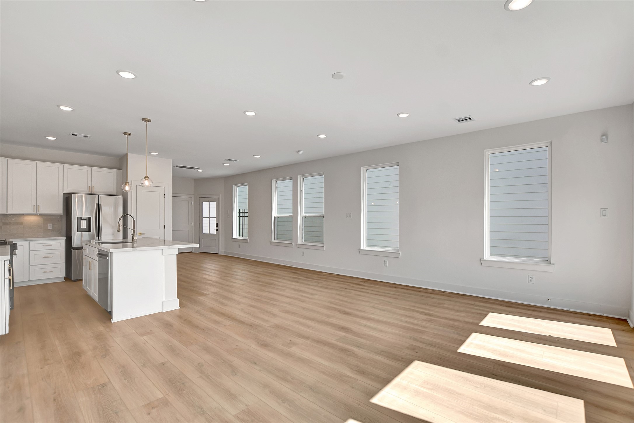 3626 Amos Street Houston, TX 77021 - Photo 21 of 43 a view of kitchen with refrigerator and window