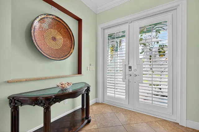 a view of a room with washing machine