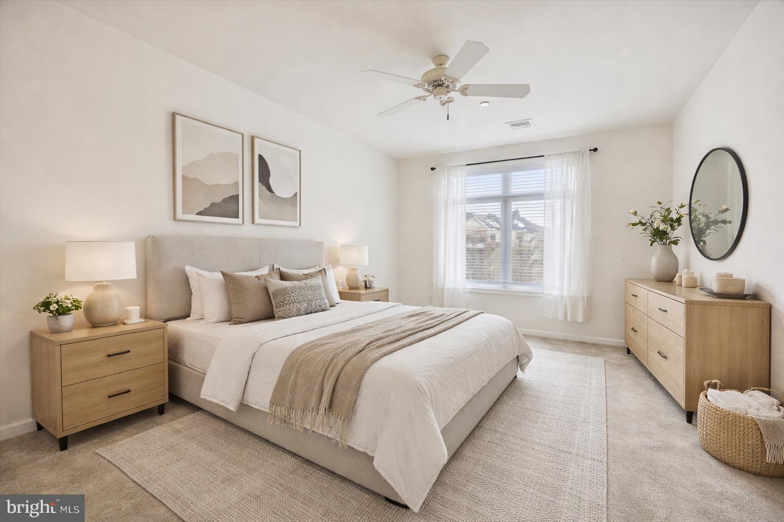 427 Carson Terrace Huntingdon Valley, PA 19006 - Photo 9 of 19 a bedroom with a large bed and a window