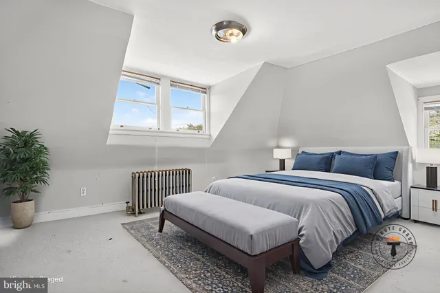 a aerial view of a house