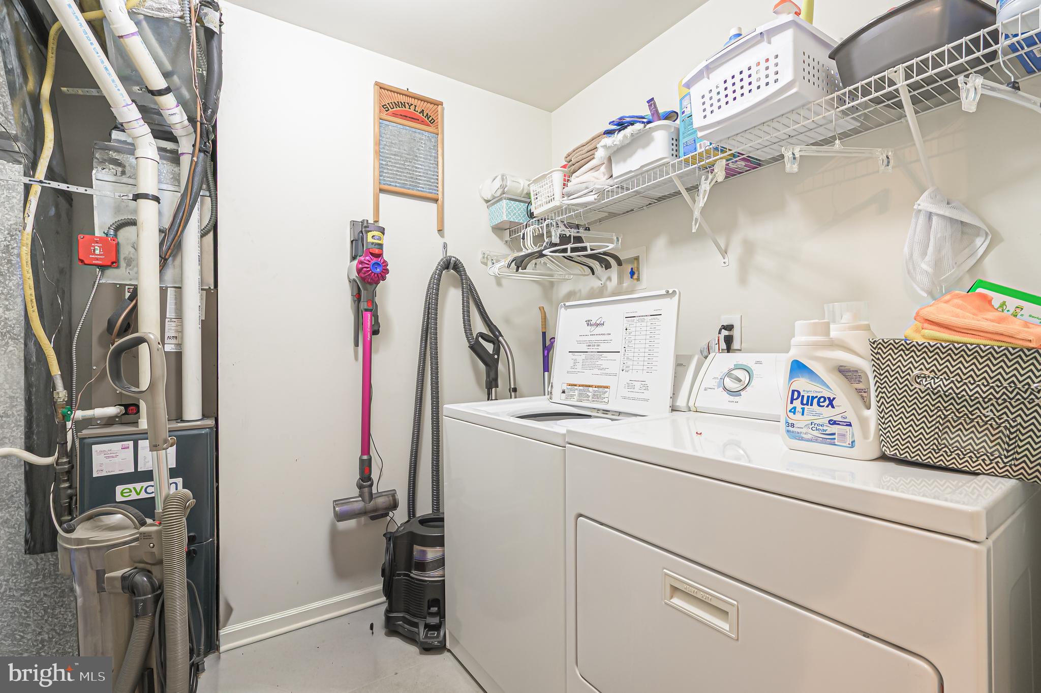 19 Gasko Road Mays Landing, NJ 08330 - Photo 28 of 32 a view of storage and utility room with a washer and dryer