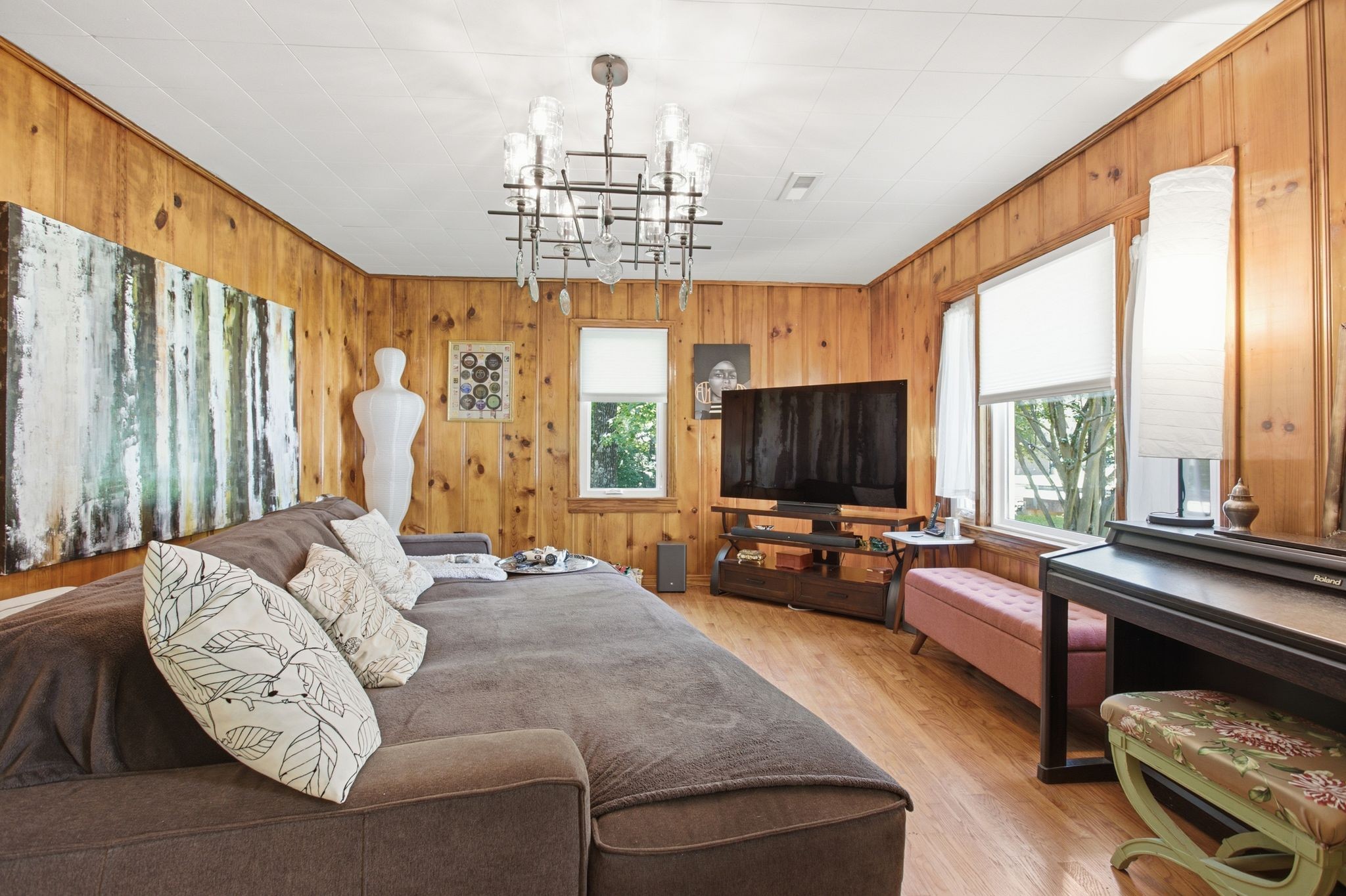 150 Toms Creek Road Linden, TN 37096 - Photo 8 of 23 a living room with furniture and a flat screen tv