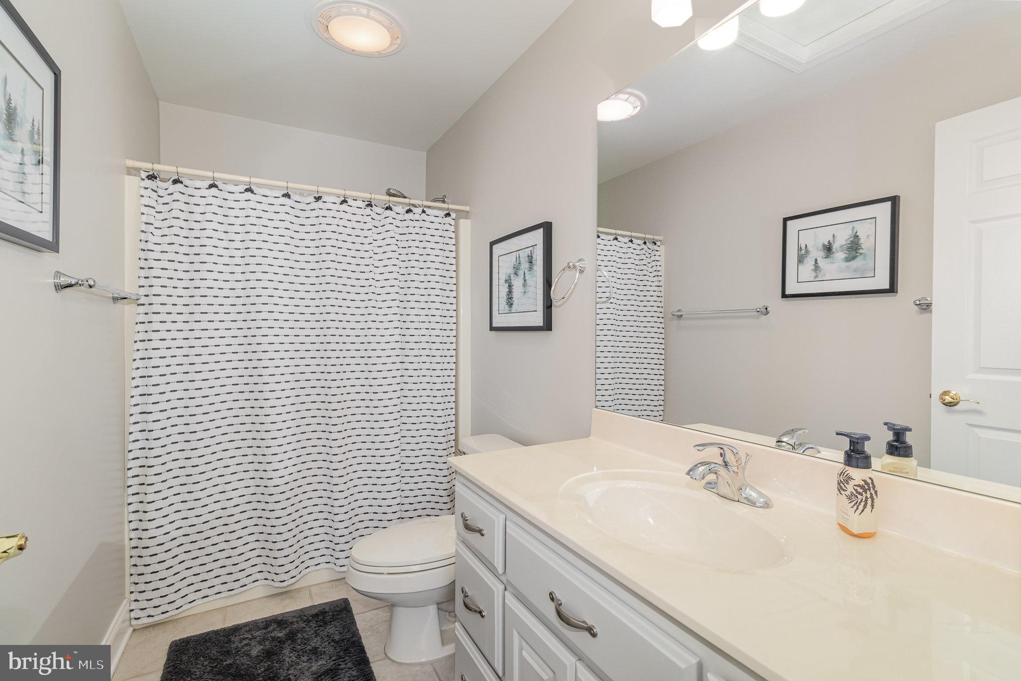 140 Madara Drive Hanover, PA 17331 - Photo 37 of 57 a bathroom with a sink a toilet and shower curtain