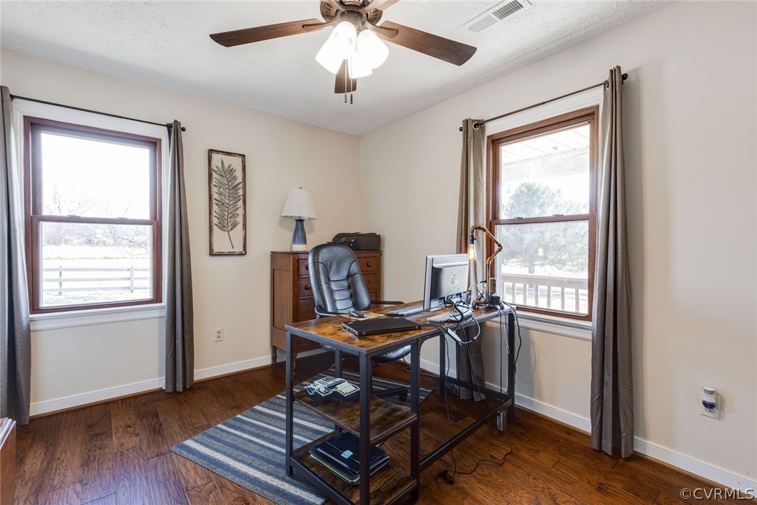 11054 Georgetown Road Mechanicsville, VA 23116 - Photo 25 of 50 a view of a workspace with furniture and a window