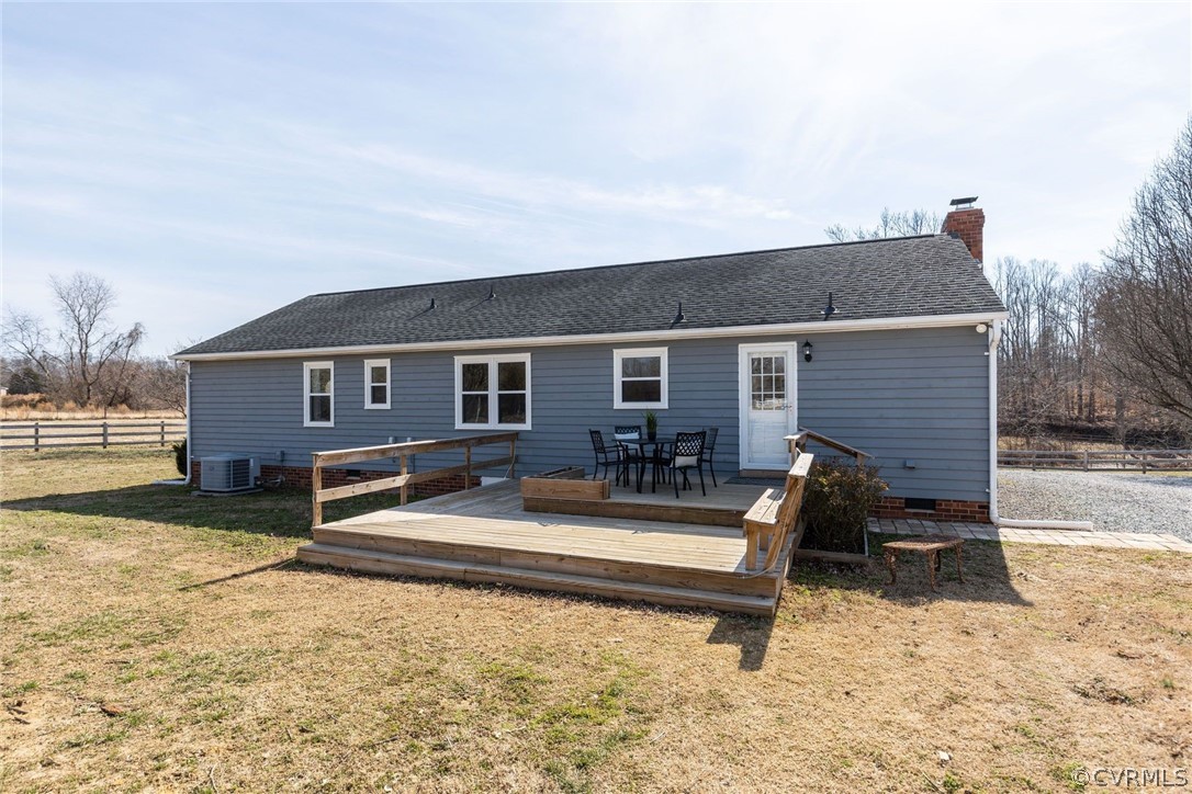 11054 Georgetown Road Mechanicsville, VA 23116 - Photo 27 of 50 a view of house with backyard and chairs