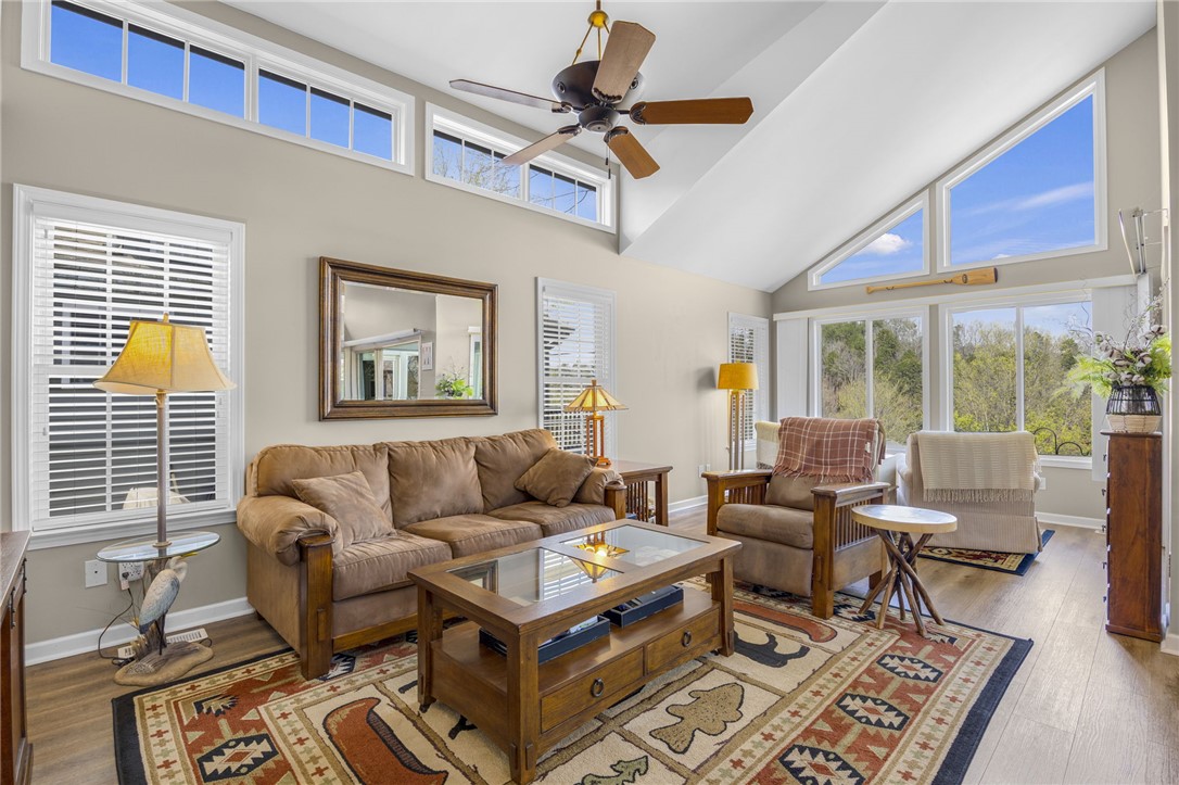 1230 Melton Road, Unit 93 West Union, SC 29696 - Photo 12 of 45 This bright living area features vaulted ceilings and ample natural light.