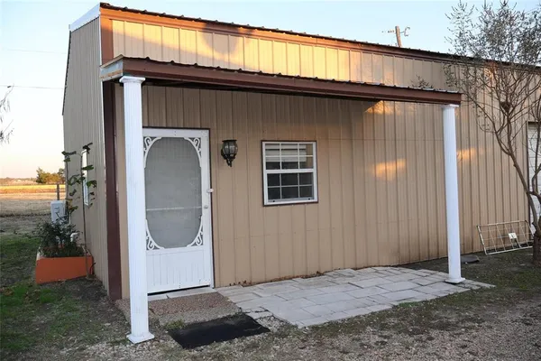 a view of front door