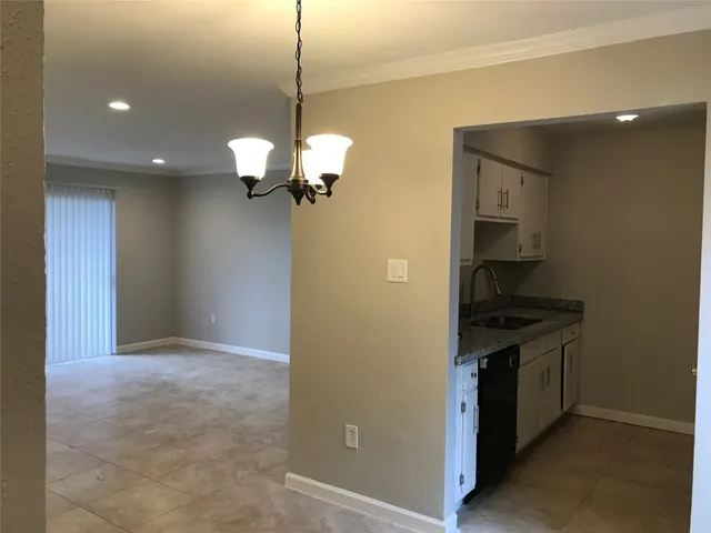 a view of a kitchen with a stove