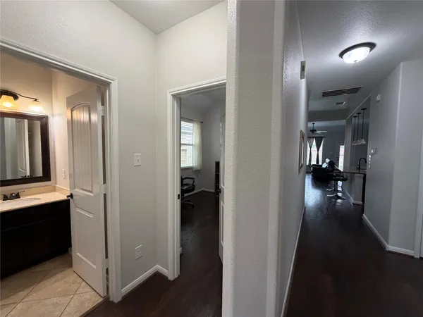 a view of storage and utility room with washer and dryer