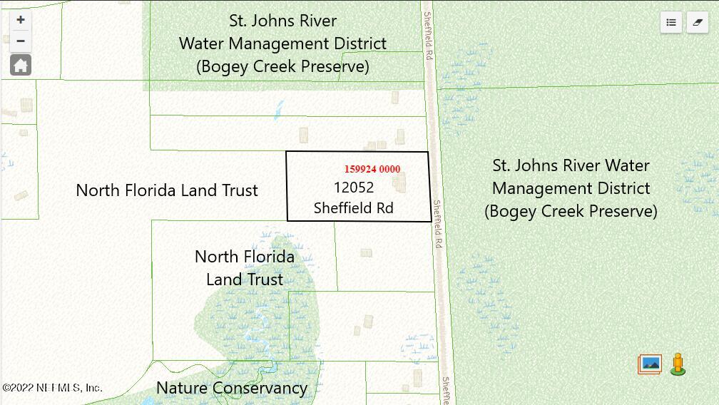 12052 Sheffield Road Jacksonville, FL 32226 - Photo 40 of 41 Aerial Outline