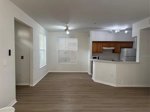 a view of a electric appliances in a room