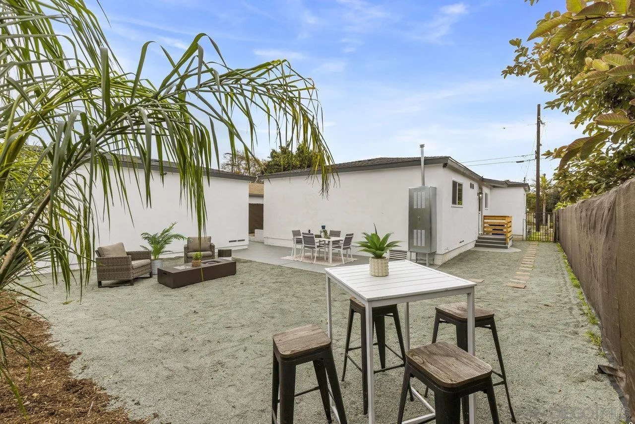 1320 Higgins Street Oceanside, CA 92058 - Photo 25 of 25 a view of a backyard with a sitting area and furniture