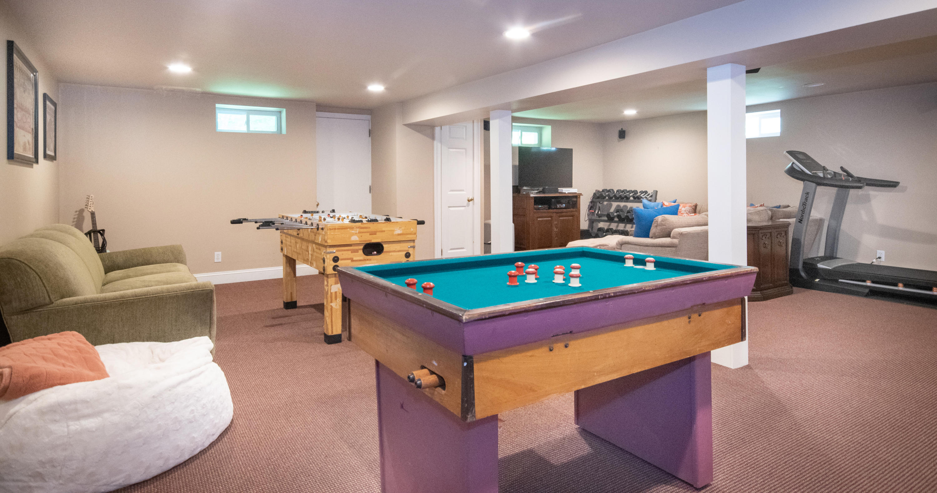 71 Rocky Brook Road New Canaan, CT 06840 - Photo 19 of 28 a room with furniture and pool table
