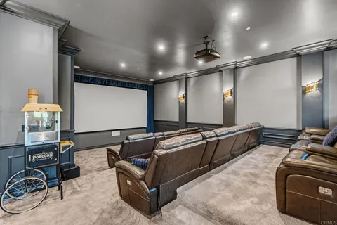 a room with furniture