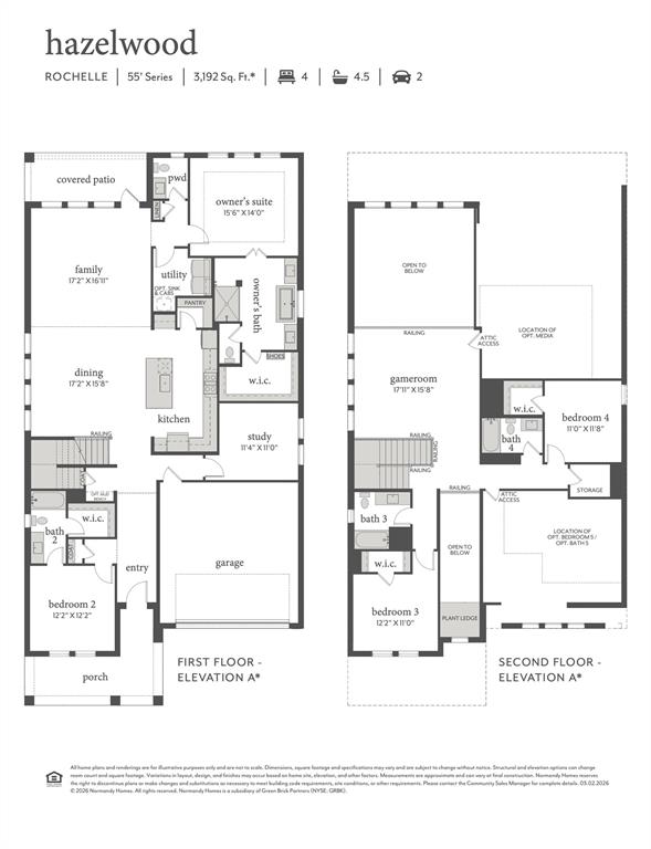 Our thoughtfully designed Rochelle plan blends timeless elegance with everyday comfort.