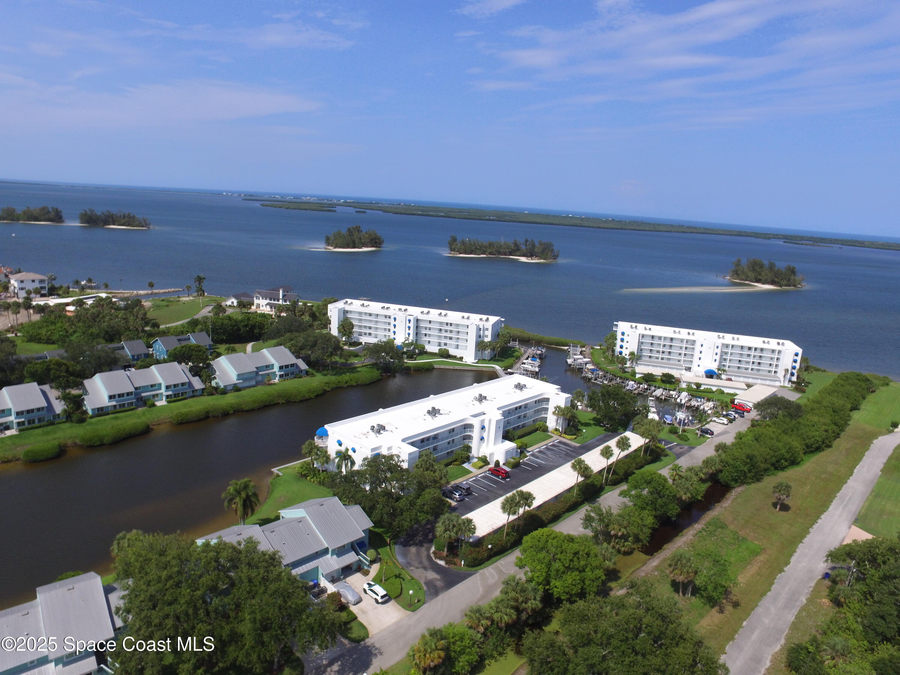 6124 River Run Drive Sebastian, FL 32958 - Photo 38 of 42 an aerial view of lake and houses with outdoor space