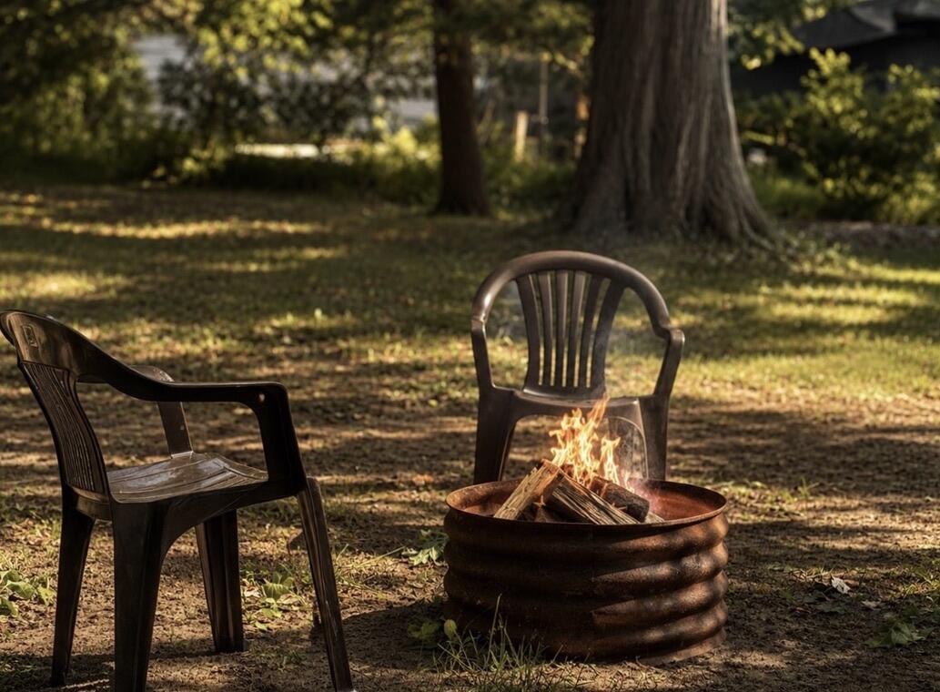 5648 West Johnson Road Ludington, MI 49431 - Photo 6 of 22 Fire pit area
