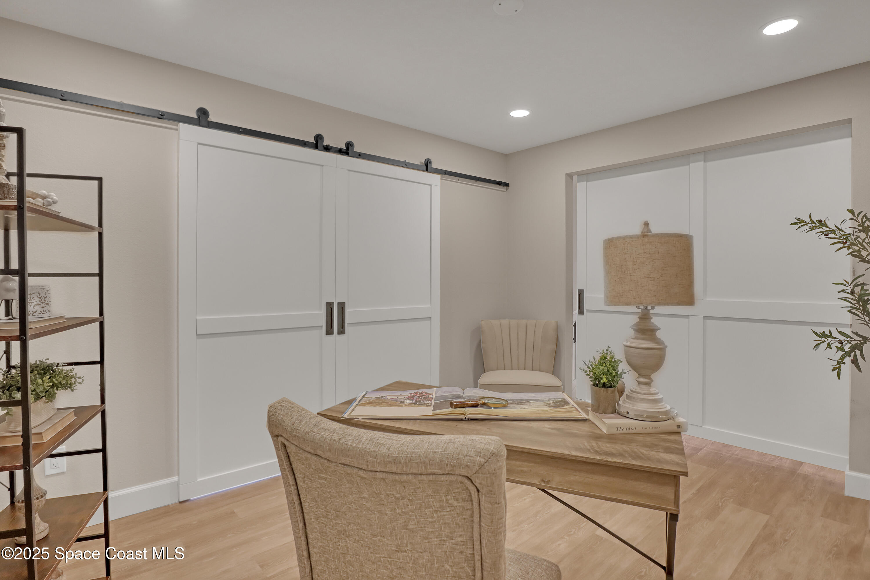 443 Myrtlewood Road Melbourne, FL 32940 - Photo 39 of 72 Office wih doors closed