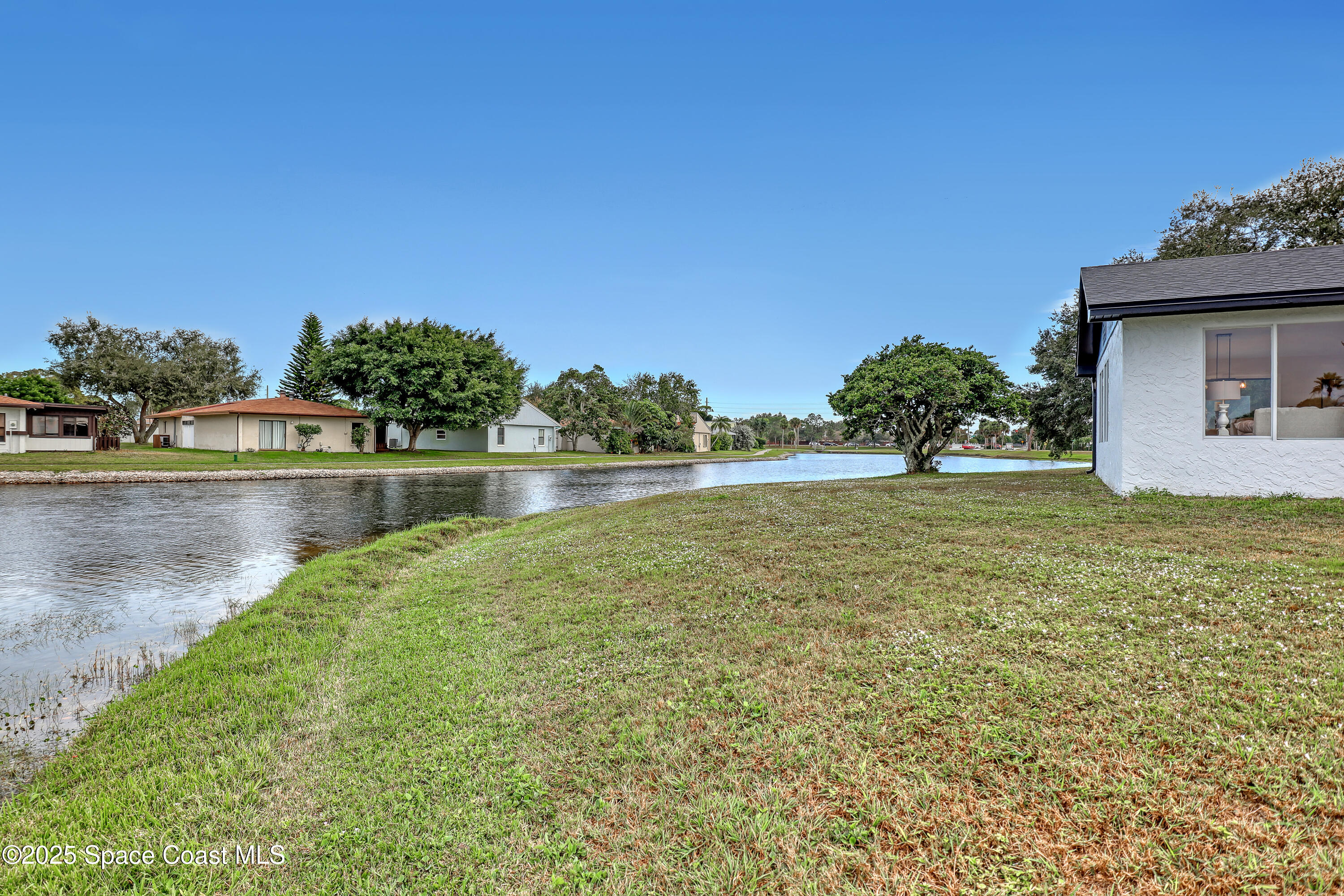 443 Myrtlewood Road Melbourne, FL 32940 - Photo 66 of 72 Rear of house with waterfront