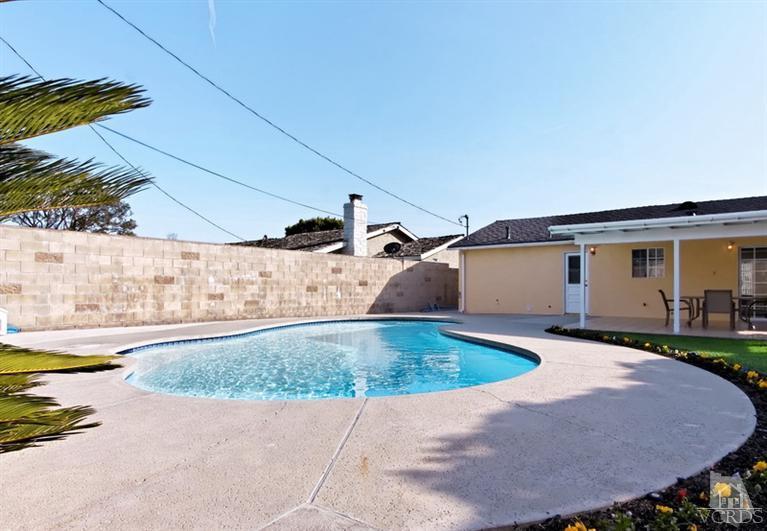 4553 Alpine Street Simi Valley, CA 93063 - Photo 24 of 25 a view of a backyard with swimming pool