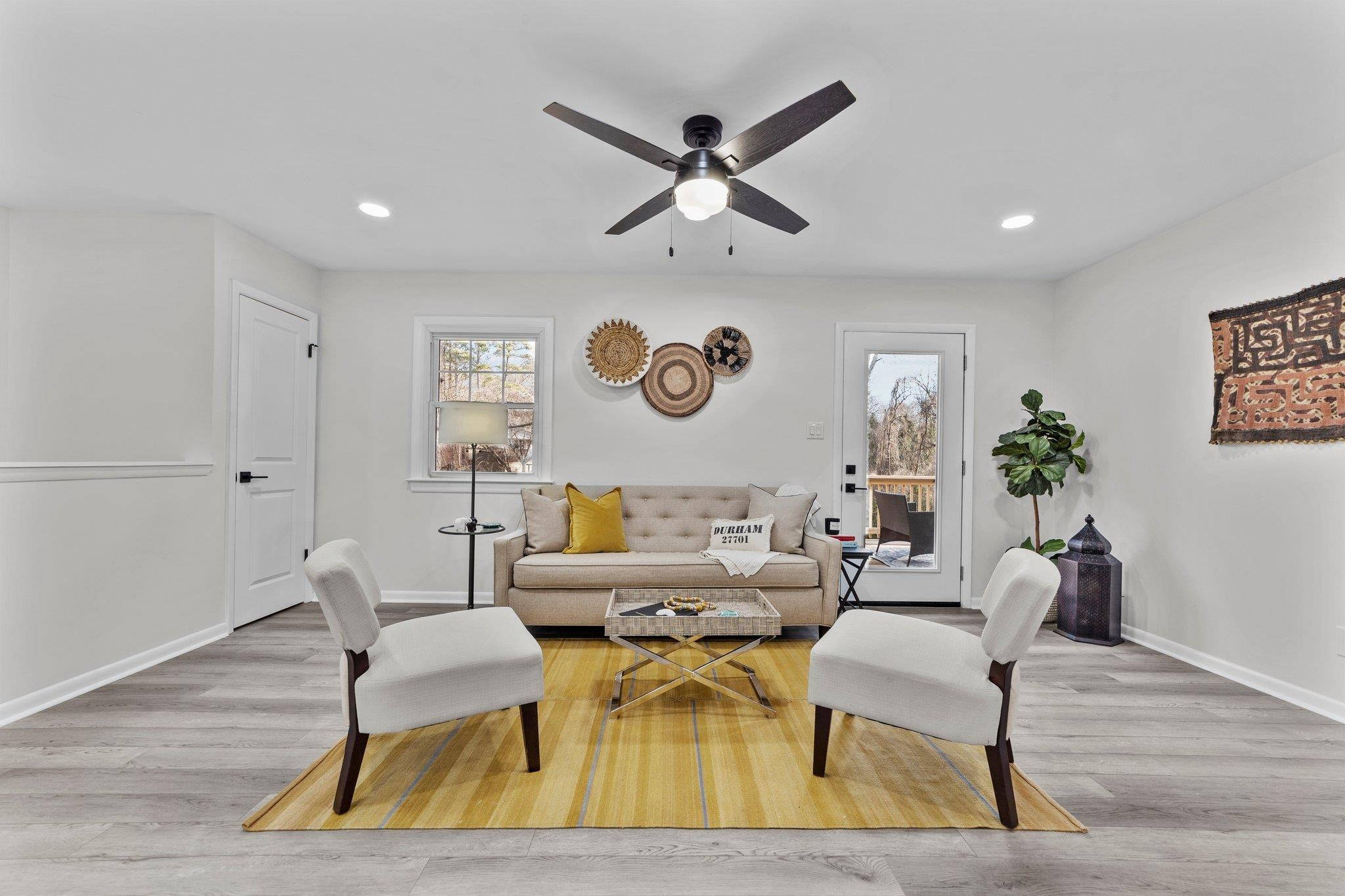317 Wayne Circle Durham, NC 27707 - Photo 12 of 37 a living room with furniture