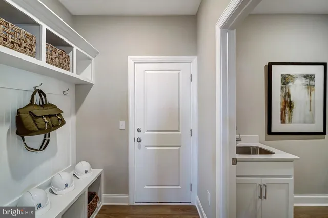 a room with storage and utility