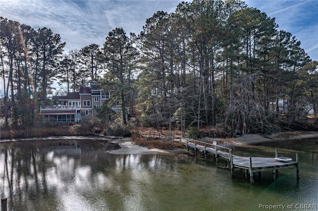 54 Murphy Street Reedville, VA 22539 - Photo 7 of 50 a view of swimming pool with yard and outdoor seating