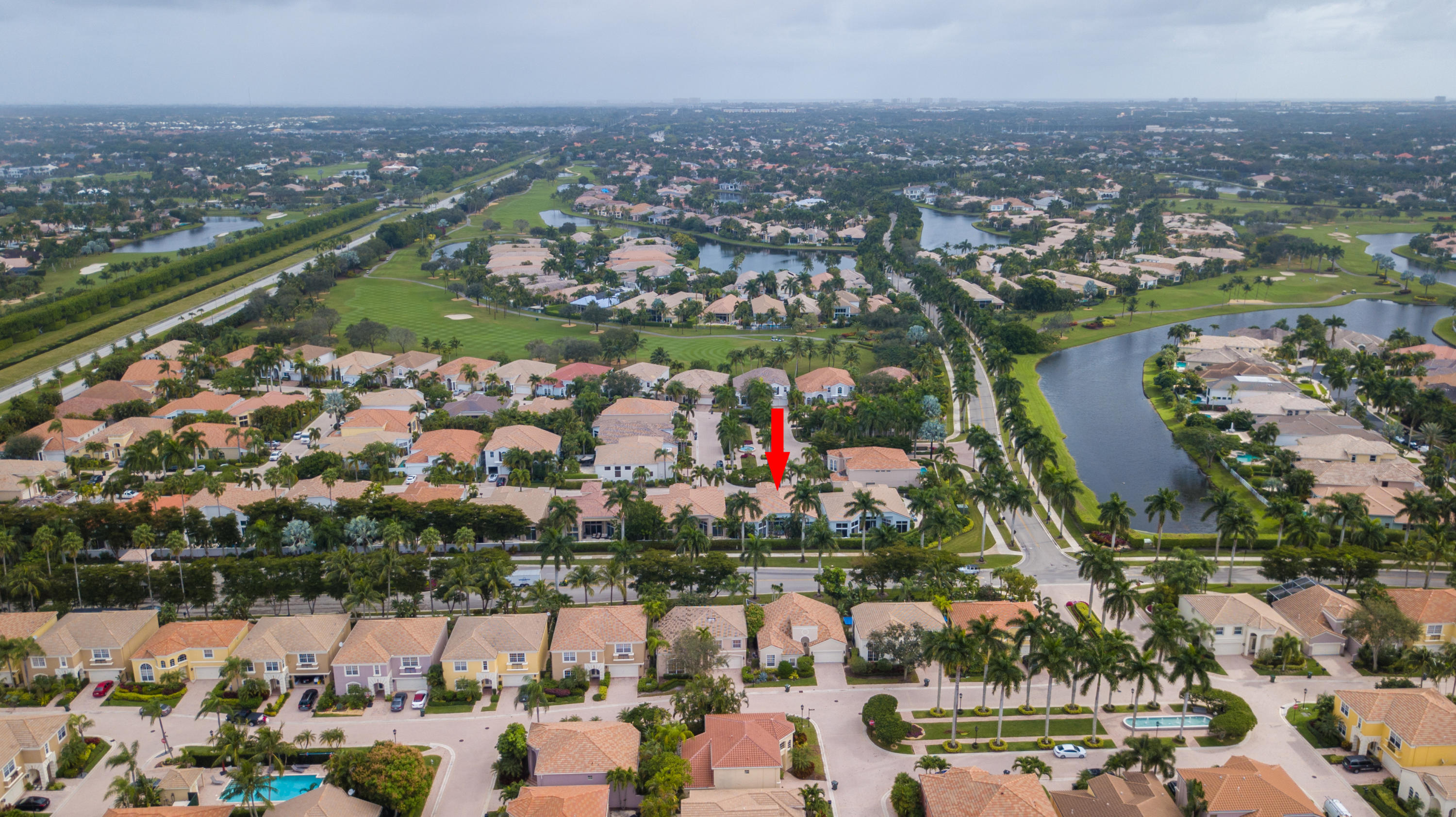 6573 Somerset Circle Boca Raton, FL 33496 - Photo 47 of 48 Drone with Golf