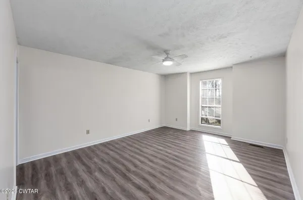 a view of a dry yard