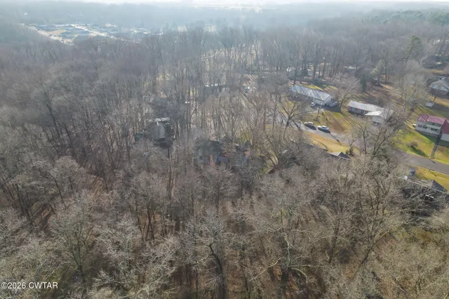 a view of a yard with an outdoor space
