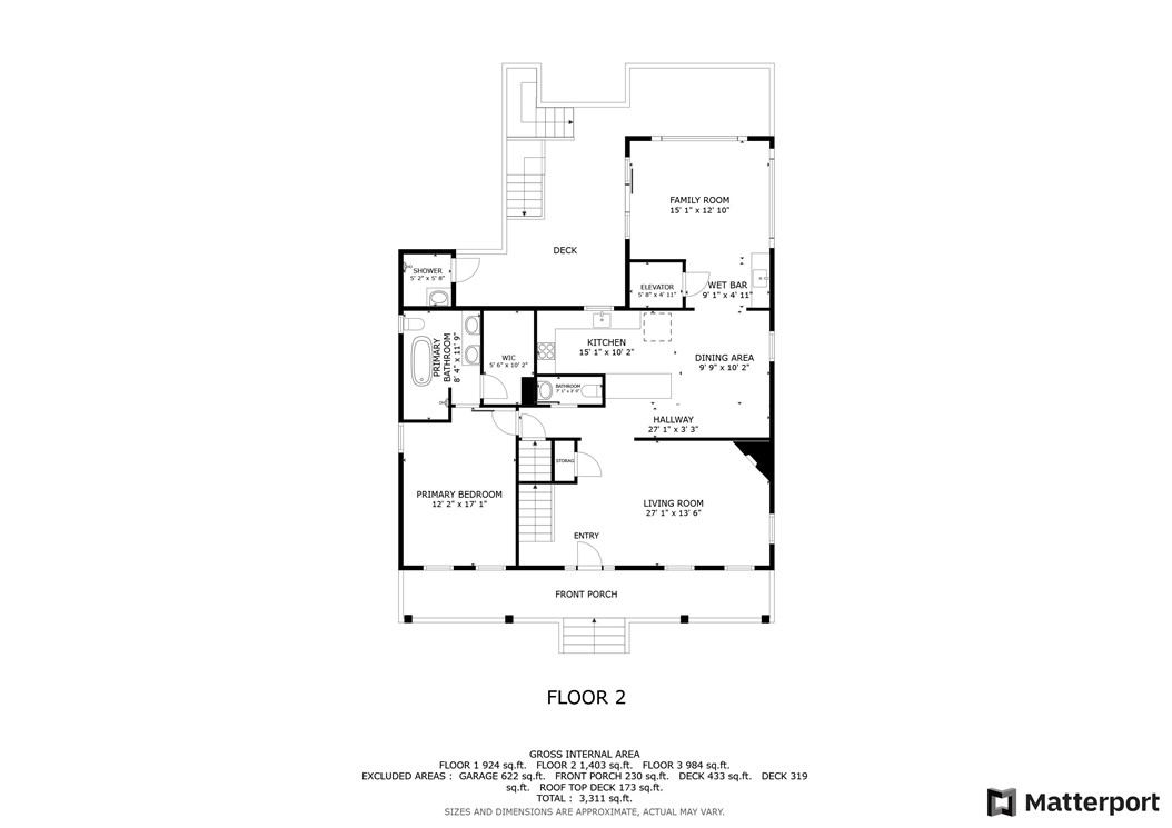 81 South Pier Road Narragansett, RI 02882 - Photo 48 of 49 Main Living Level Floor Plan