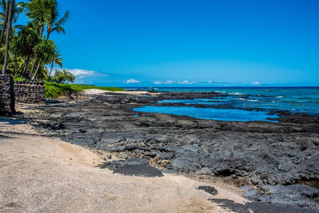 a view of an ocean beach