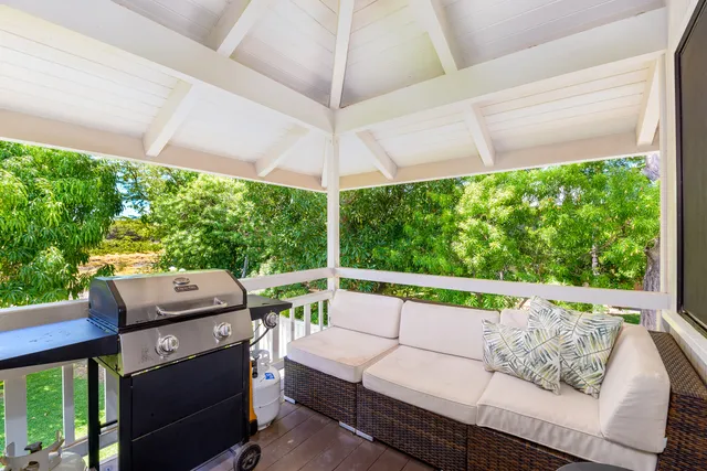 a view of an outdoor sitting area