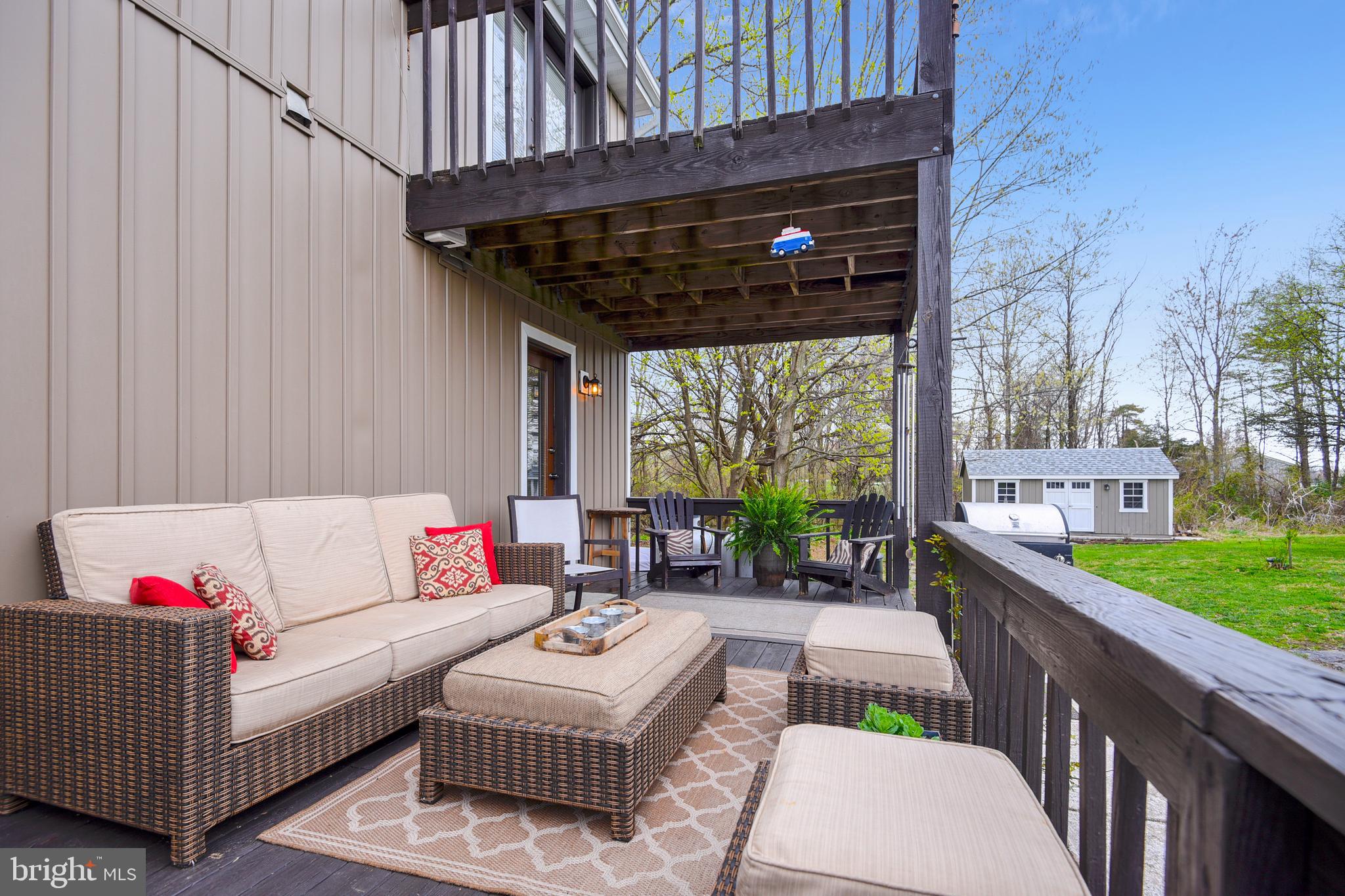 19933 Middletown Road Freeland, MD 21053 - Photo 23 of 36 a view of a patio on the deck in front of house