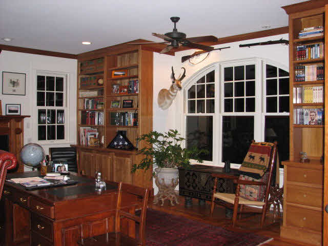 50 Pisgah Road Raphine, VA 24472 - Photo 8 of 12 a workspace with furniture and book shelf